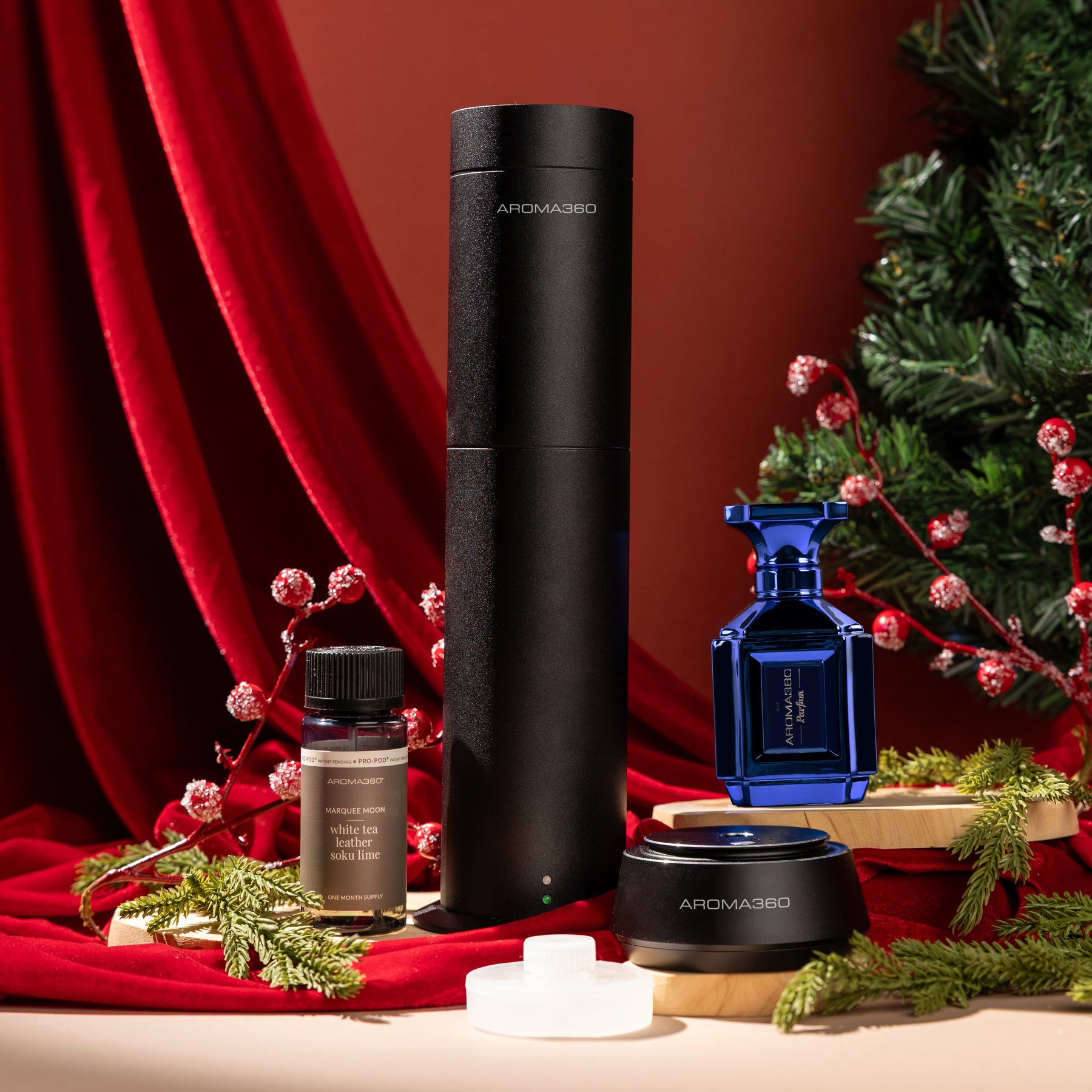 Mini Pro Scent Diffuser + Pro-Pod + 50mL Parfum + Smart Car Diffuser + Car Diffuser Oil