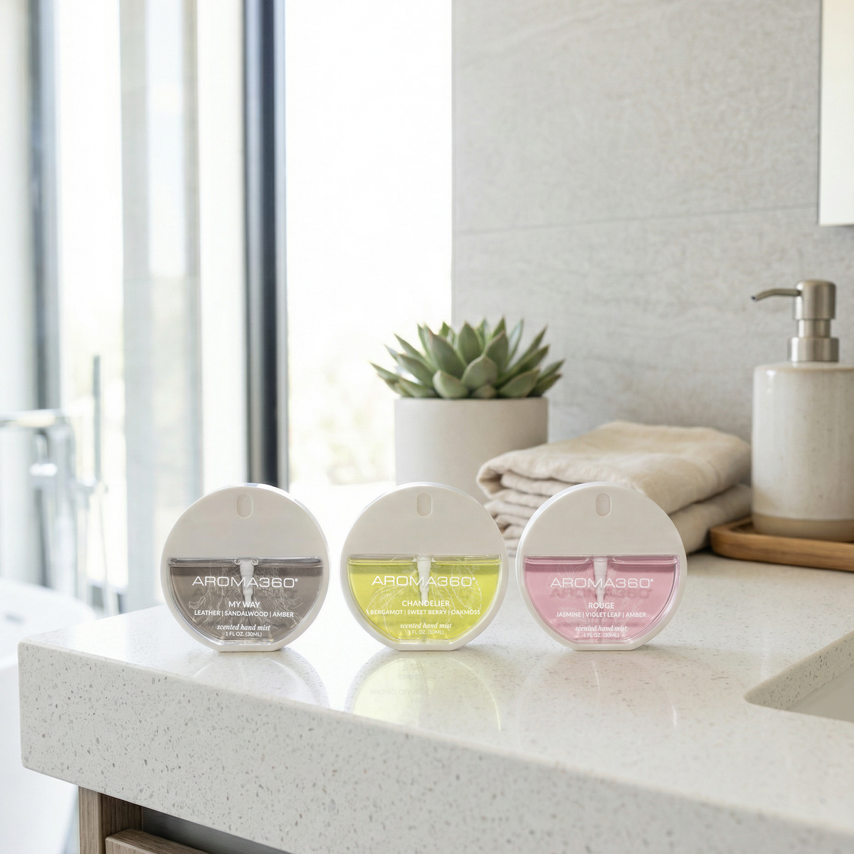 Hydrating Luxury Hand Sanitizer Mist | Aroma360