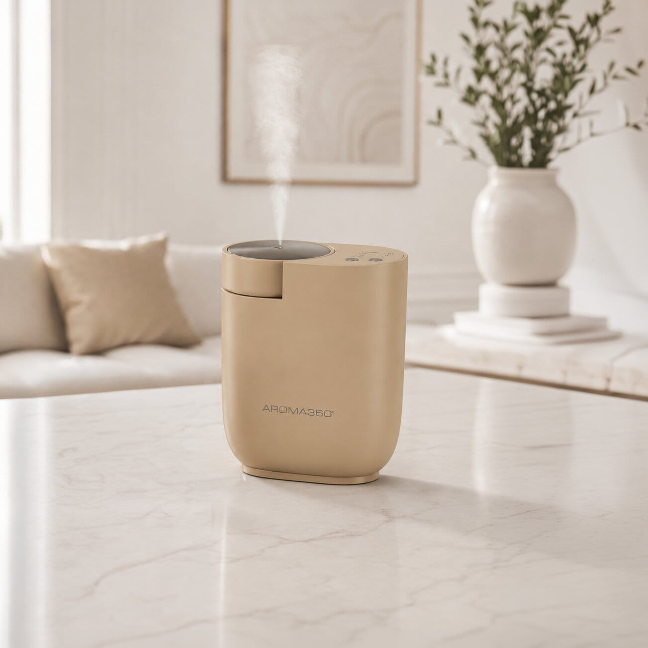 Kube Portable Scent Diffuser / Sand — Free Diffuser Set