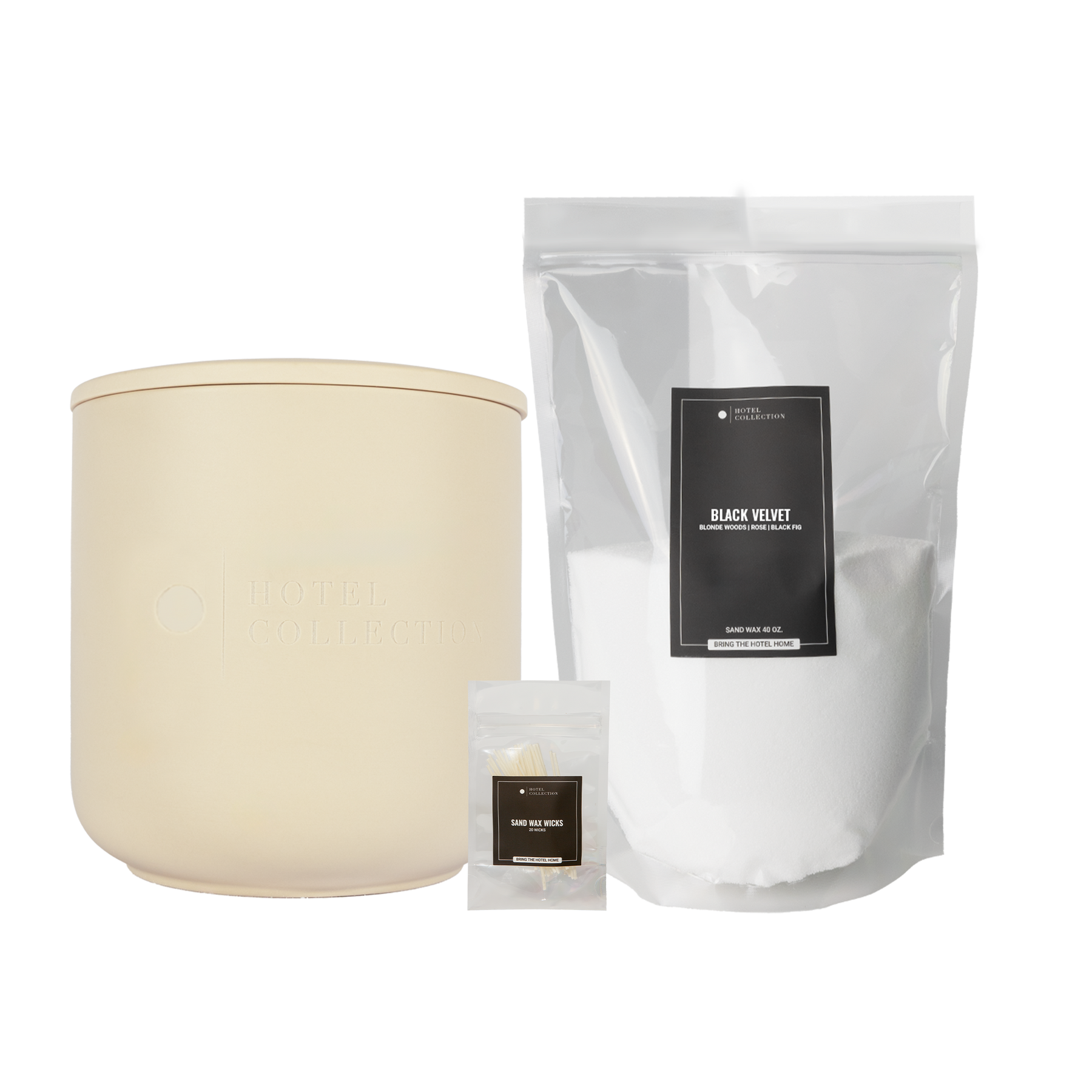 Grande Ceramic Sand Wax Set