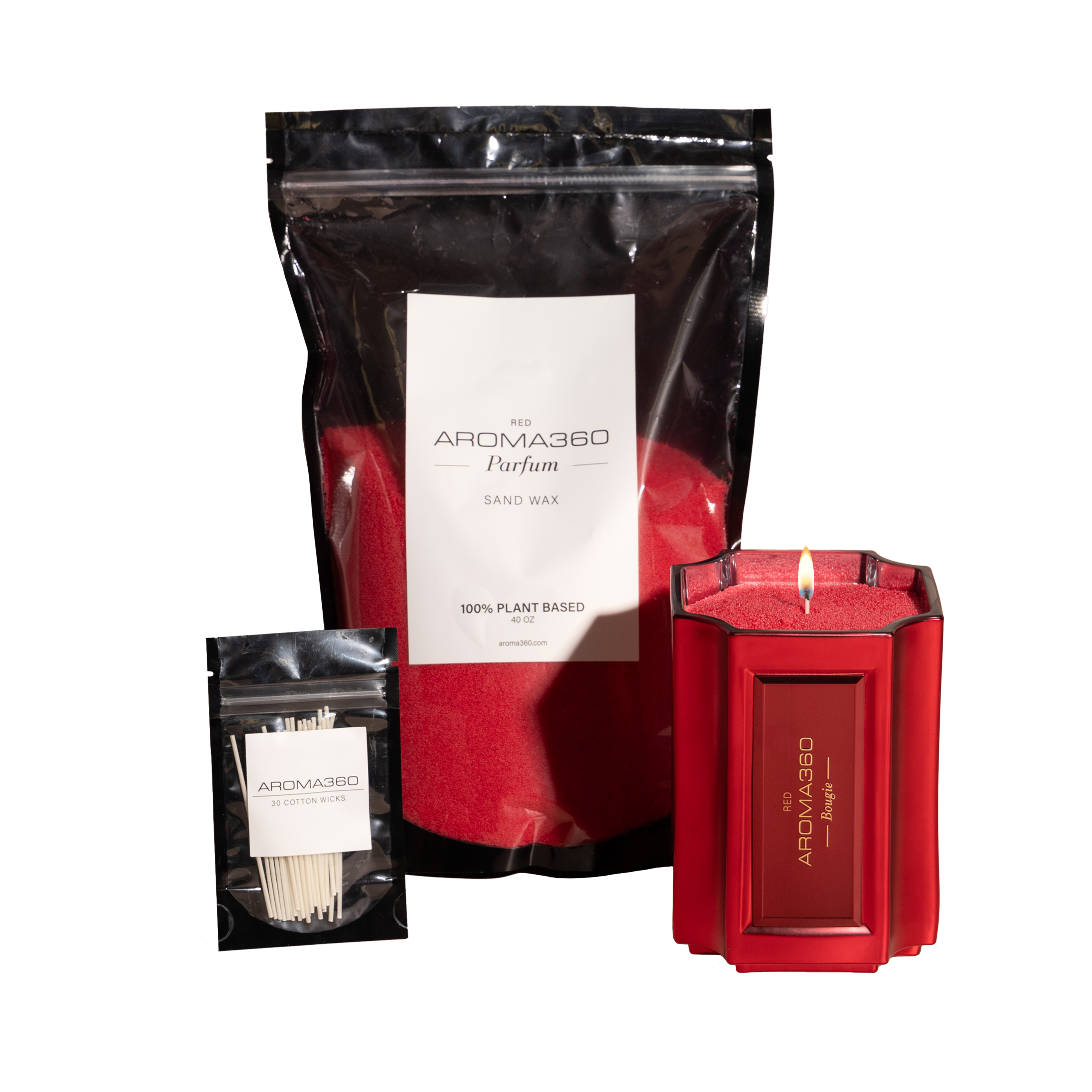 
                  
                    (RED) Bougie Sand Wax Set
                  
