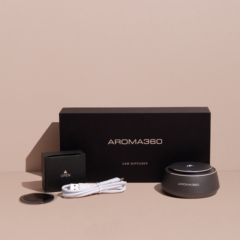 Smart Car Diffuser | Auto-Start Car Scent Diffuser with USB Charger ...